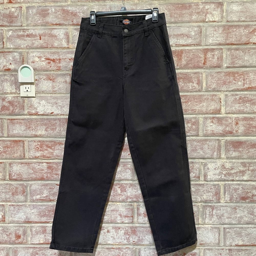 Dickies Black Relaxed Fit Carpenter Cargo Women’s size 6